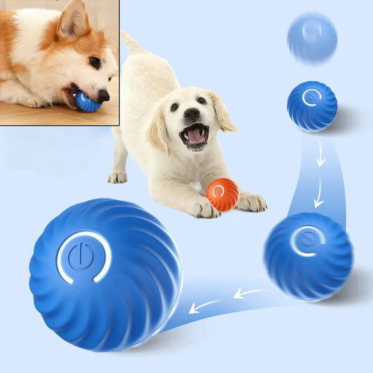 Smart Automatic Dog Toy Ball – Moving, Bouncing, USB Rechargeable Interactive Play