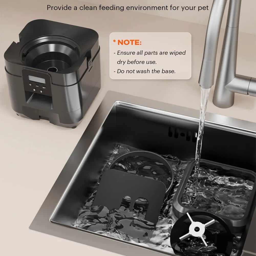 Smart Pet Feeder - Automatic Food Dispenser for Cats & Dogs (Button & WiFi Models)