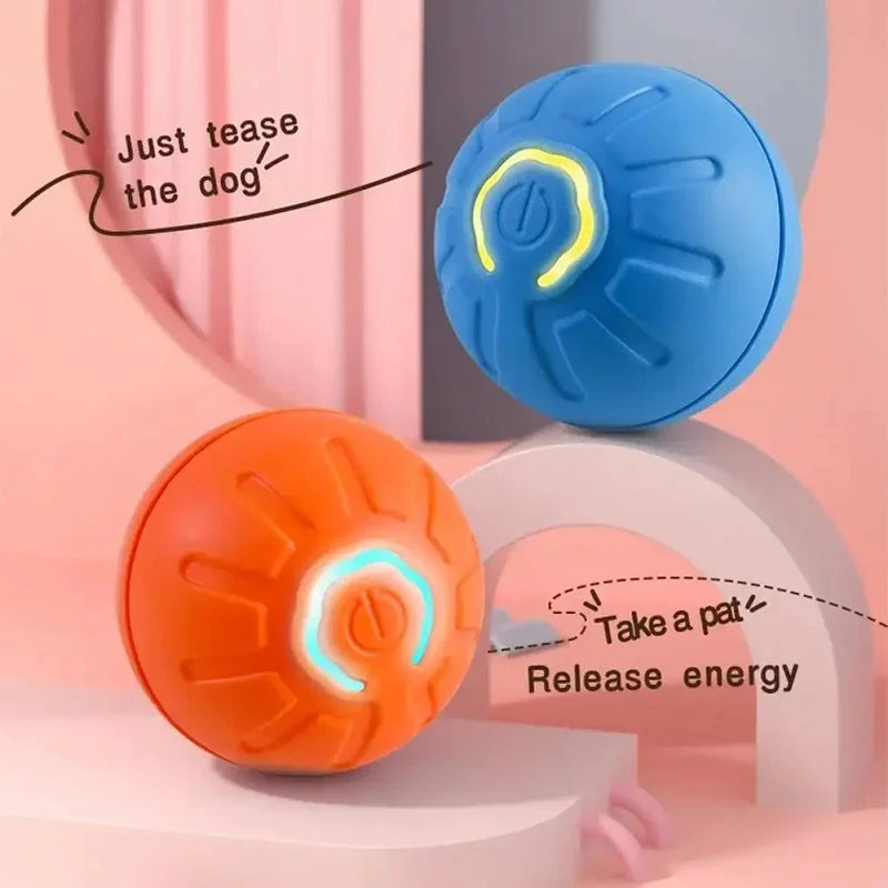 Smart Automatic Dog Toy Ball – Moving, Bouncing, USB Rechargeable Interactive Play